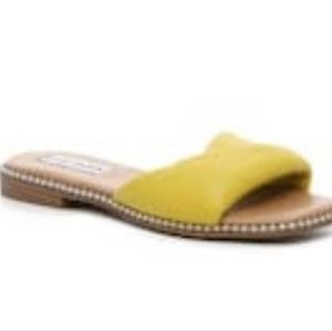 Steve Madden Rayne Slide Leather Sandal, size 7